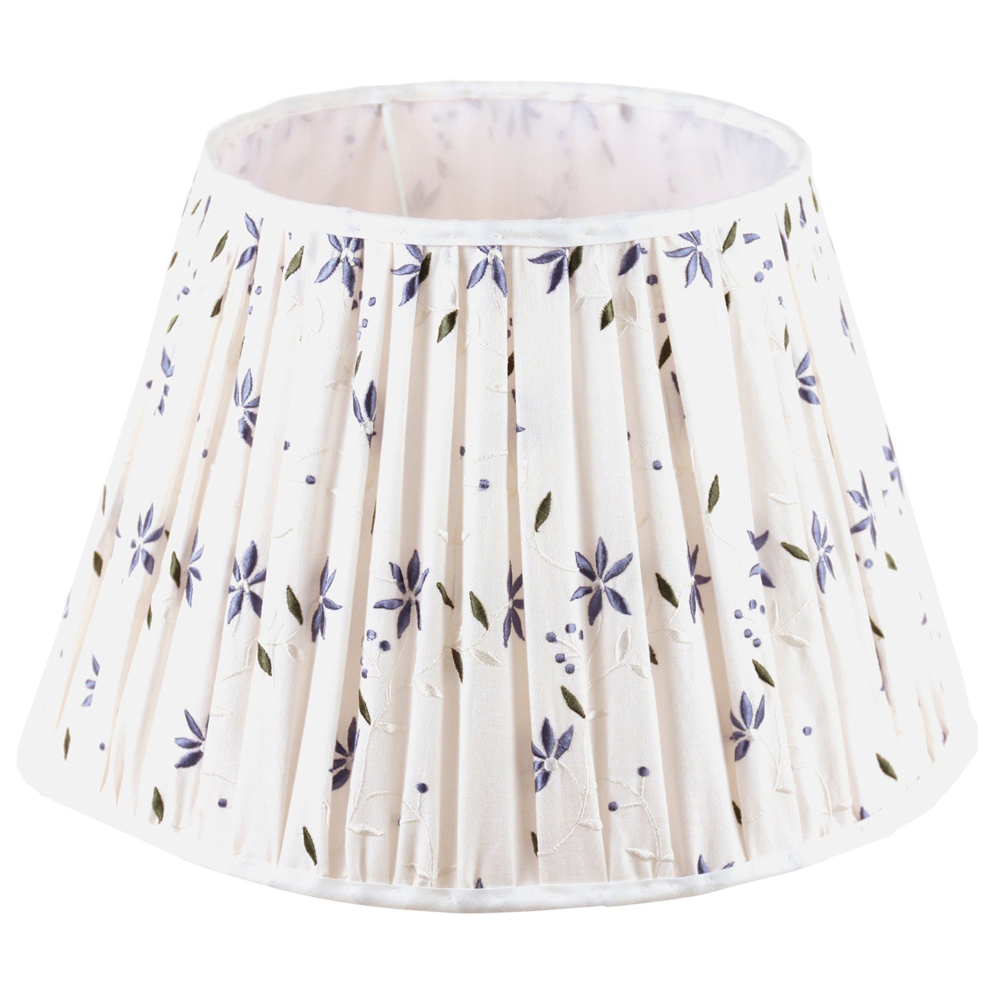 Lampskärm, broderad