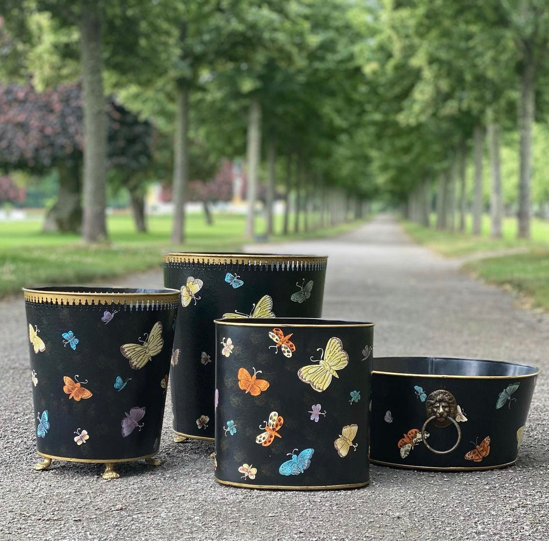 Papperskorg på tassar, Fjäril