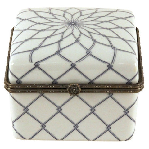 Porslinsask, Blå & Vit