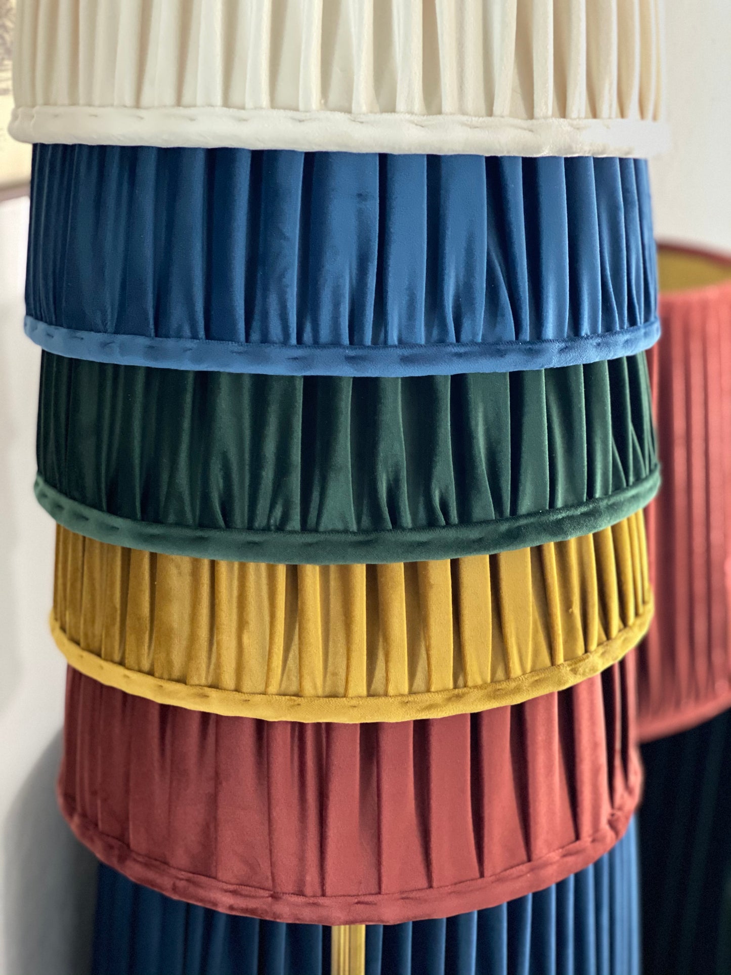 Lampskärm Anastacia, Mörkgrön