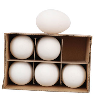 Påskdekoration, Ägg 6-pack