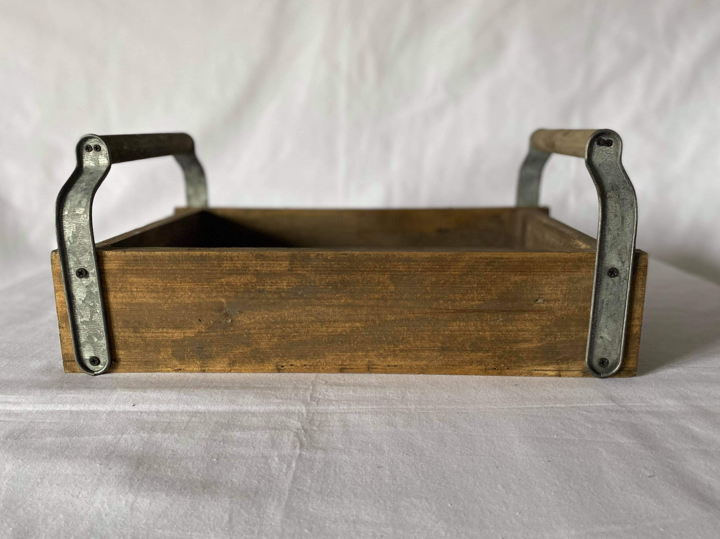 Träbricka med handtag