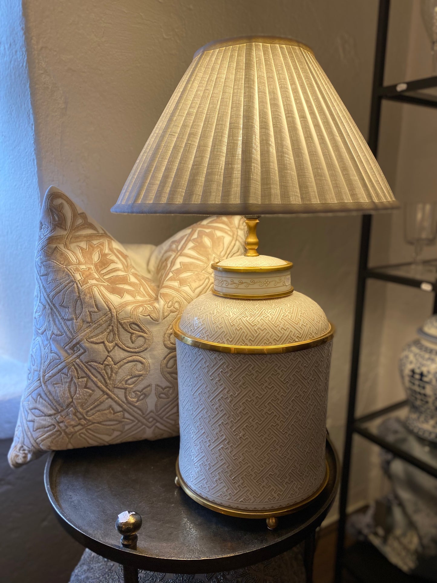 Lampfot, Porslin