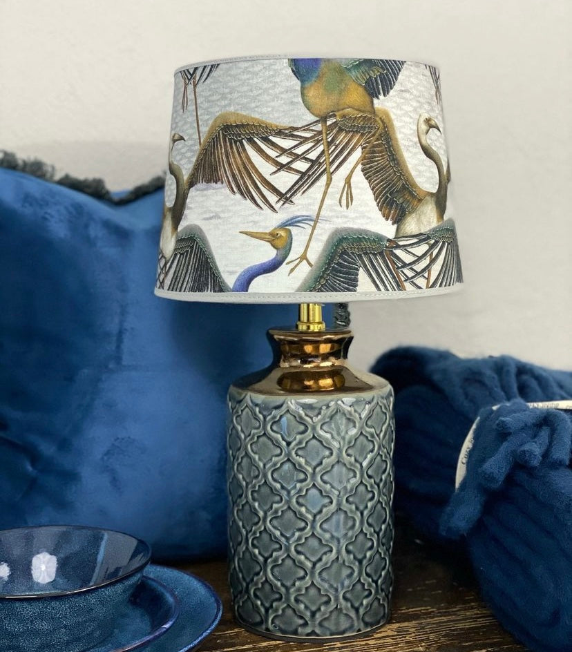 Lampskärm, Art Deco Vit